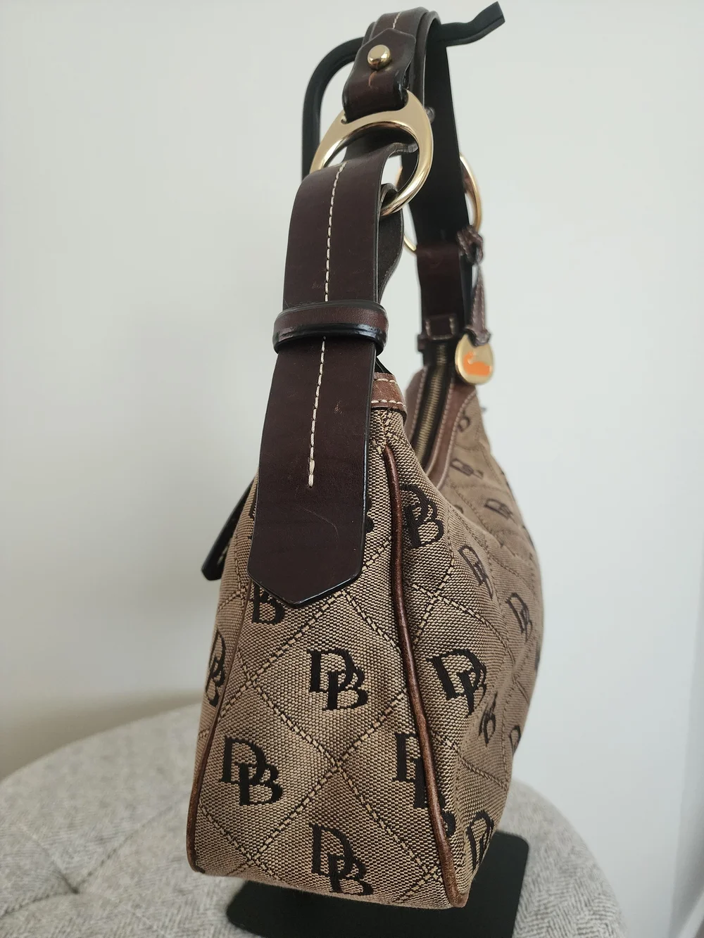 Dooney & Bourke Signature Monogram Canvas Hobo bag